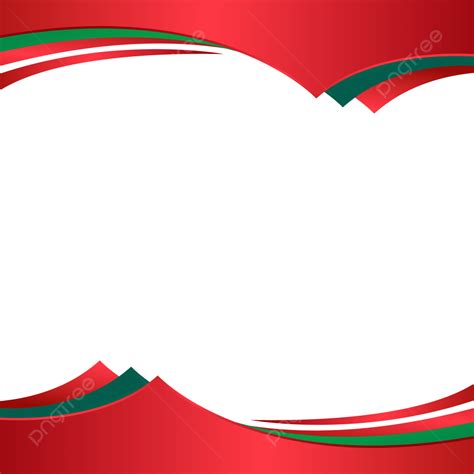 Marco Verde Rojo Para Membrete PNG , Frontera, Encabezamiento, Volantes ...