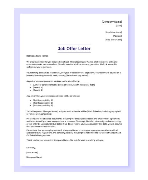 Offer Letter Template and 2026 Guide [+3 Free Downloads] - AIHR