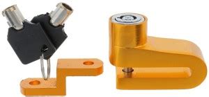 Awish Heavy Metal Bike Break Security Lock Anti-Theft for Scooter ...