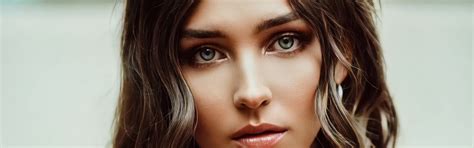 Download wallpaper look, pose, model, portrait, makeup, Rachel Cook ...