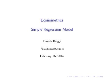 Image result for Econometric Regression Model Example