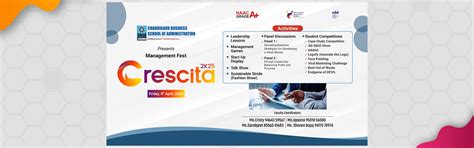 CRESCITA 2K25 - The Ultimate Management Fest at CBSA!