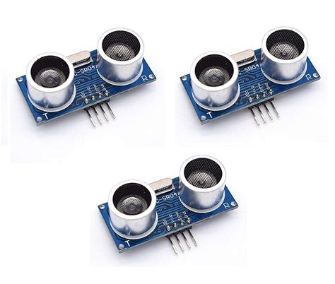 Vayuyaan 3 x HC-SR04 Ultrasonic Range Finder Module Distance Measuring ...