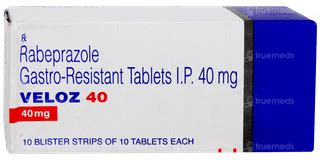 Veloz 40 MG | Order Veloz 40 MG Tablet Online at Truemeds