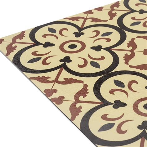 Retro 12 inch Square Peel & Stick Vinyl Flooring Tiles
