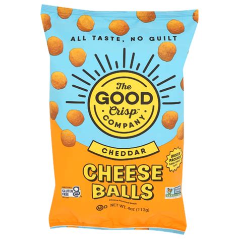 The Good Crisp Company Cheddar Cheese Balls (4 oz) Delivery or Pickup ...