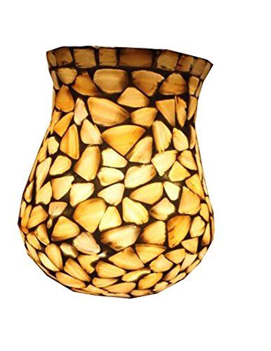 Buy J S Sales Corporation Handcrafted Design Glass Wall Bracket Lamp ...