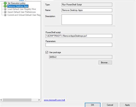 Image result for MDT Run PowerShell Script