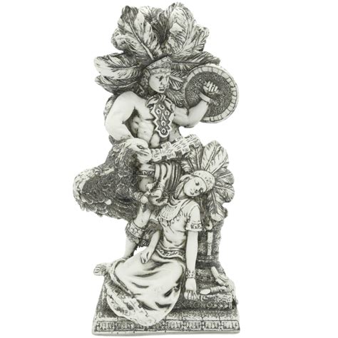 Aztec Warrior And Princess Art