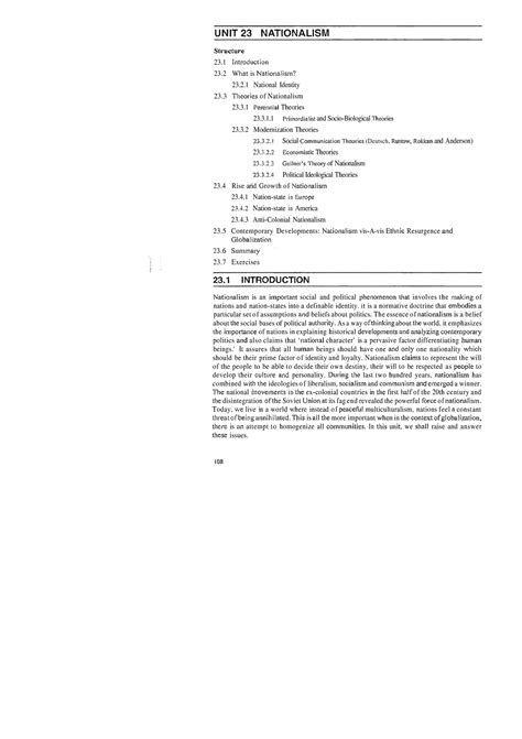 Unit-23 - Political science notes - Stl-ucture 23 Introd~~ction 23 What ...