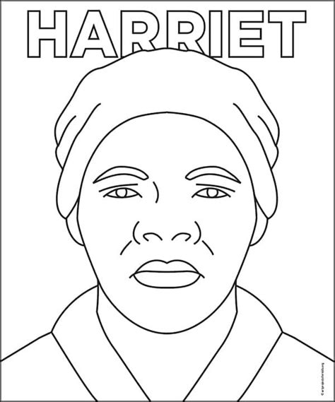 How To Draw Harriet Tubman Easy Step By Step - Surrealist Drawing ...