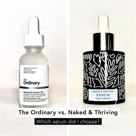 The Ordinary vs. Naked & Thriving: Which Hyaluronic Acid Serum Promotes ...