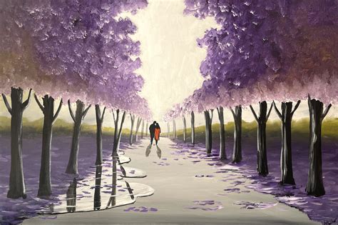 Walk Through The Violet Trees - Original Art from West Country Galleries