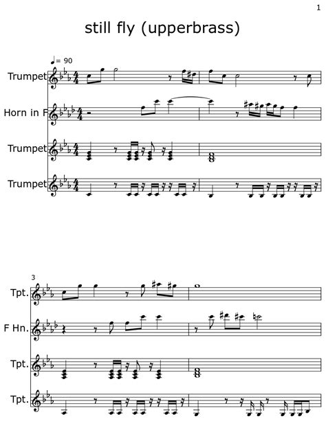 still fly (upperbrass) - Sheet music for Trumpet, Horn in F