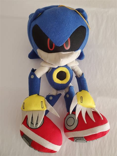 SONIC THE HEDGEHOG - METAL SONIC PLUSH - 11inch AUTHENTIC SEGA ANIME ...