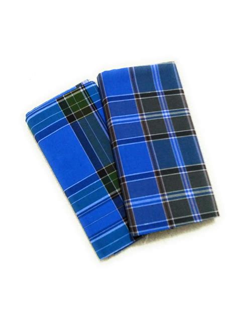 Cotton Colors Men's Cotton Checkered, Striped Lungi, Free Size ...