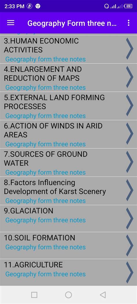 Form Three Geography Notes 的图像结果