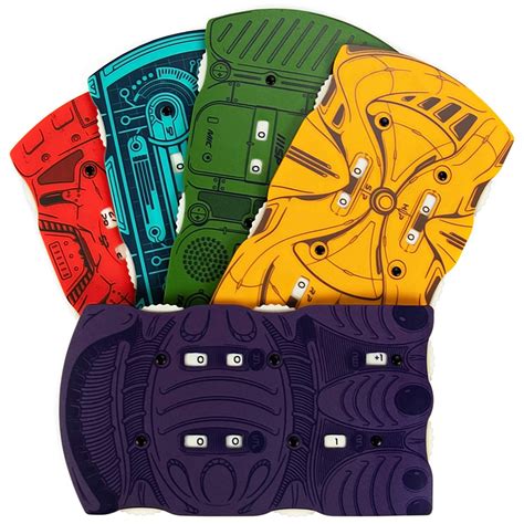 Buy 5-Pack Sci-Fi Pocket Health Trackers - Space Alien, Retro Tabletop ...