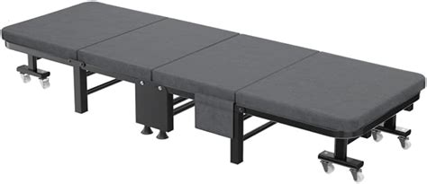 DMLZB Metal Rollaway Folding Guest Bed with Memory Foam India | Ubuy