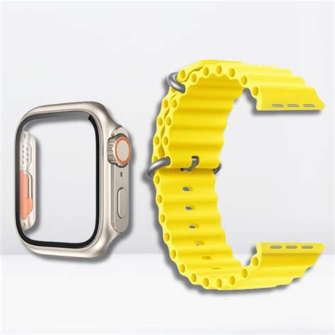 Silicone Ocean Strap with Ultra Converter Combo Pack for iWatch 40/41 ...