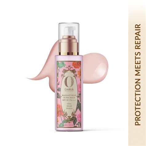 Buy Natural & Organic Sunscreen for Face | SPF 50 – OHRIA AYURVEDA