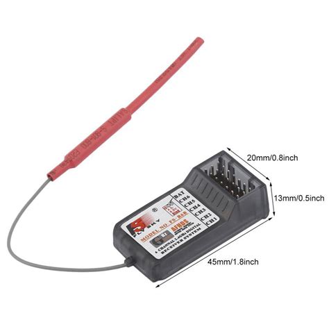 Buy FS-R6B FlySky 2.4Ghz 6CH Receiver for RC FS-CT6B TH9x @KitsGuru