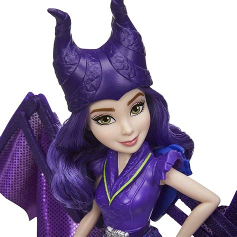 Buy Disney Descendants Dragon Queen Mal, Fashion Doll Transforms to ...