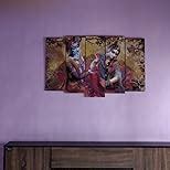 Inephos Vinyl Religious Painting, Multicolour, Radha Krishna, Full ...