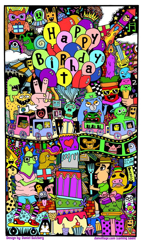 Free Happy Birthday Art, Download Free Happy Birthday Art png images ...