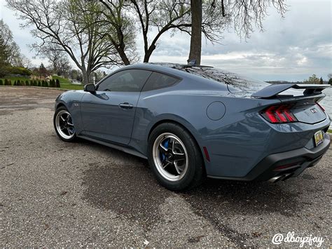 Weld S155 Drag Pack installed on vapor blue Mustang Gt! | Mustang7G - 2024+ S650 Mustang Forum ...