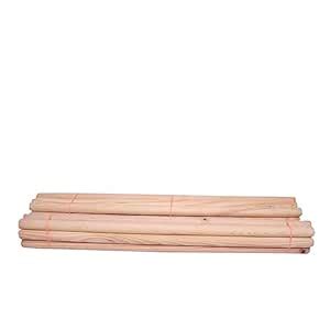 TOREX Wooden Dowel Rods, Pack of 5 | Wood Dowels | Solid Hardwood ...
