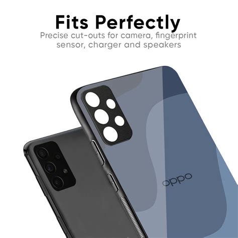 Navy Blue Ombre Oppo Find X8 5G Glass Back Cover - Flat 35% Off On Oppo ...