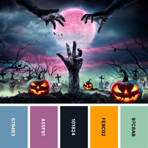 Halloween Color Palette Pastel
