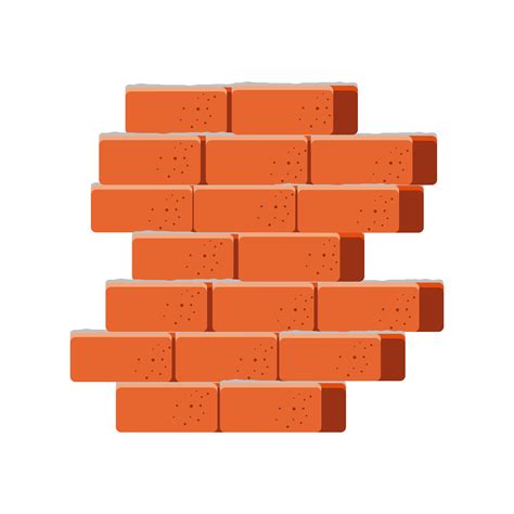 Vector Brick Wall Clip Art
