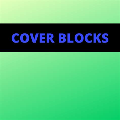 Image result for Cover Control Block