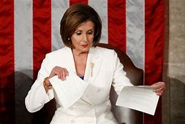 Image result for Nancy Pelosi State of Union