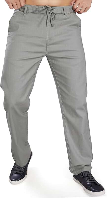 Amazon.in: Linen - Men's Pants / Men's Clothing: Clothing & Accessories