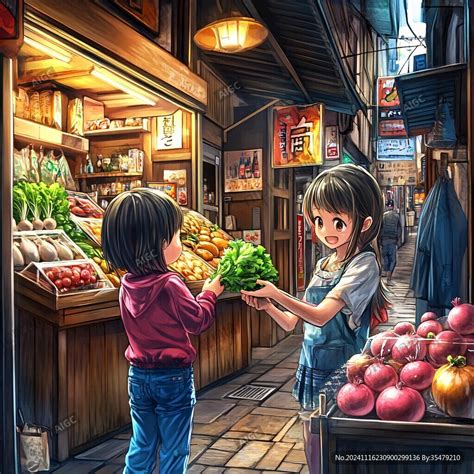 菜市场 Cartoon 的图像结果