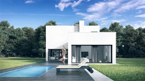 White Modern House