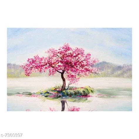 River Side Tree Self Adesive Wallpaper