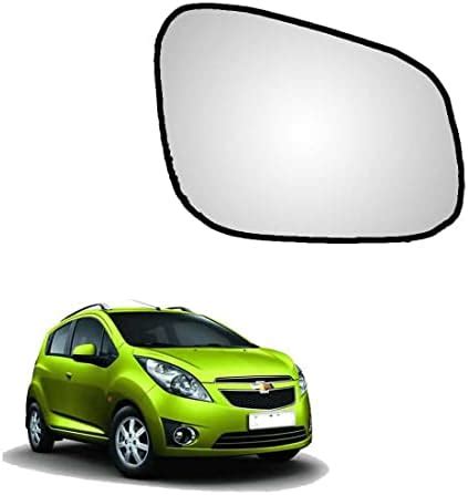 MACZO - orvm Right (Driver) Side Rear View Mirror Glass for Chevrolet ...