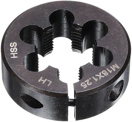 HARFINGTON Round Threading Die M18 x 1.25 Metric Thread 1-1/2" OD ...