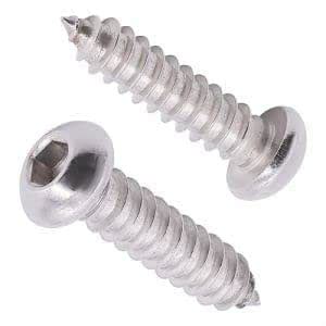 M5 x 35mm (50 pcs) Button Head Socket Cap Sheet Metal Screws, 304 ...