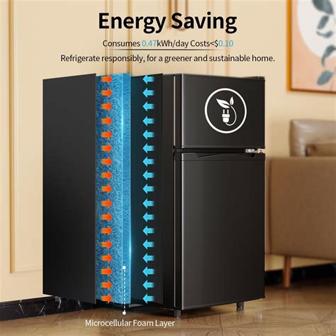 Tehanld 3.4 Cu.Ft Mini Fridge for Bedroom Office Dorm, 2 India | Ubuy