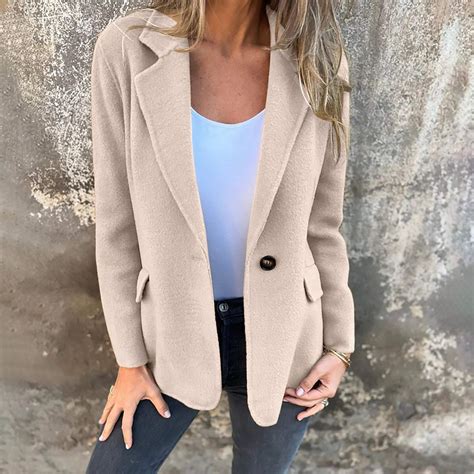 Womens Blazers Casual Women Blazers for Work Casual Beige Blazer for ...