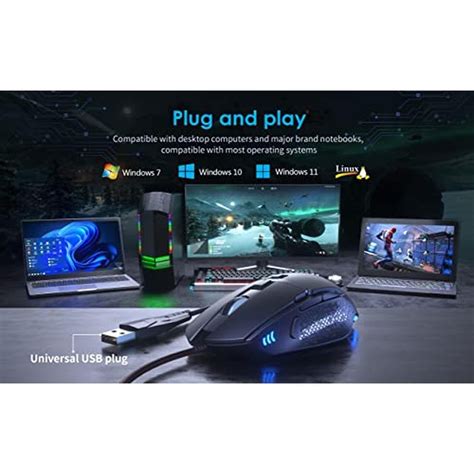 Elevate Your Gaming Experience | CYD C303 Wired Gaming Mouse | RGB ...