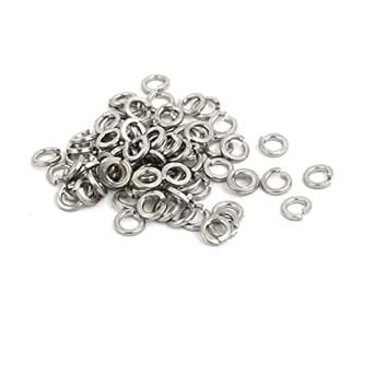 3NH® M1.6 304 Stainless Steel Split Lock Washer Silver Tone 80pcs ...