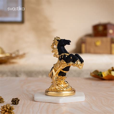 Feng Shui Knight Horse - Gold Plated
