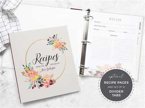 3 Ring Recipe Binder 8.5 X 11 - Banana-breads.com