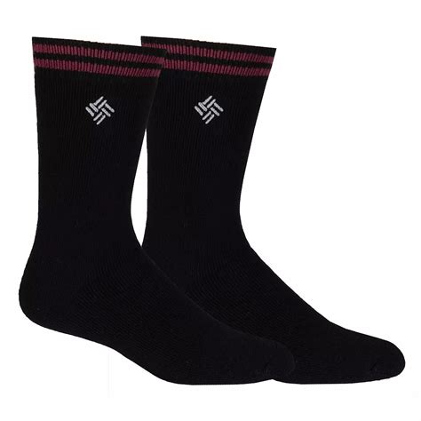Men's Columbia Medium-Weight Fleece-Lined Thermal Crew Socks